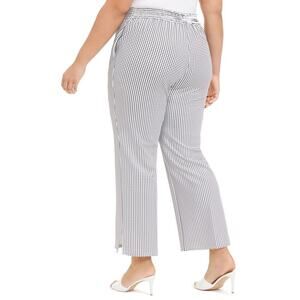 Nine West Jacquared Checkered Wide Leg LargeTrousers